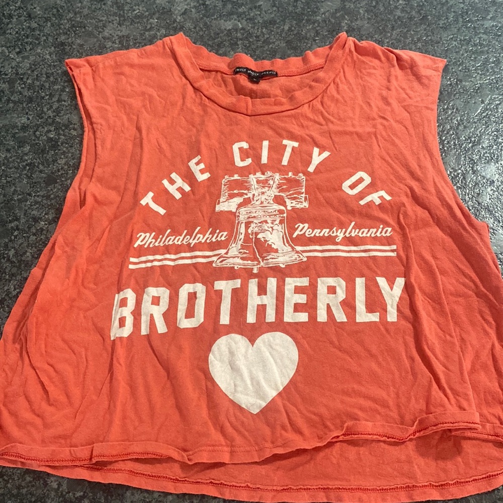 City of brotherly love tank top
